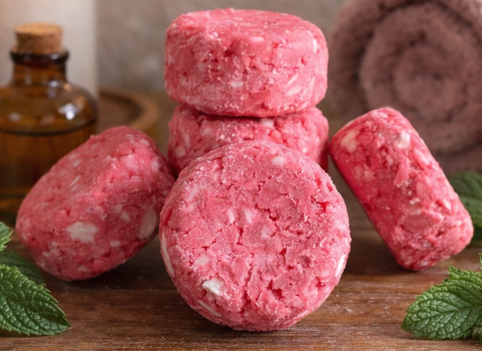 Peppermint Beer Shampoo Bar